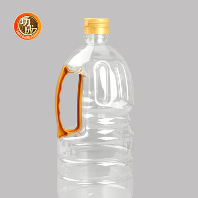 chai nước sốt nhựa rõ ràng chất lượng thực phẩm bao bì xi lanh 1000ml-1800ml Capacity
