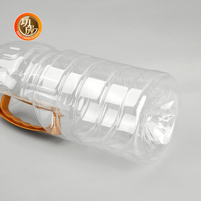 chai nước sốt nhựa rõ ràng chất lượng thực phẩm bao bì xi lanh 1000ml-1800ml Capacity